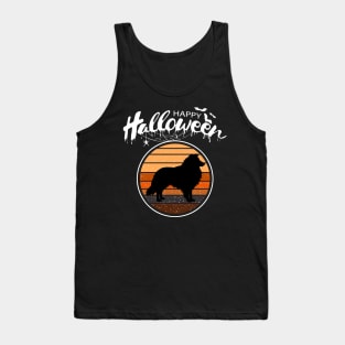 Funny Happy Halloween Beautiful Sheltie Men Women Kids Gift Tank Top